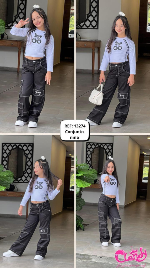 SET SHORT NIÑA CLY13274